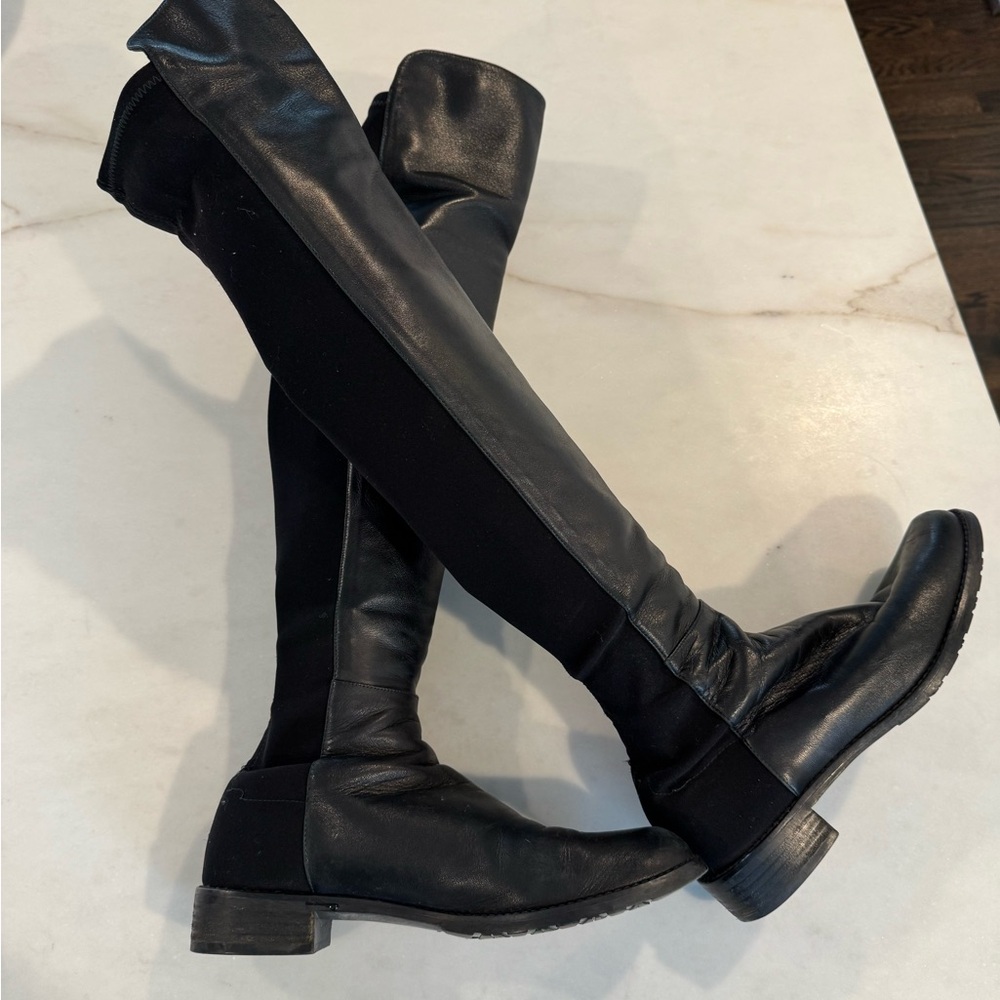 Stuart Weitzman Black Over the Knee Boots